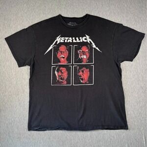 Metallica WorldWired Tour T Shirt XL Black Band Tee Front Back Graphic